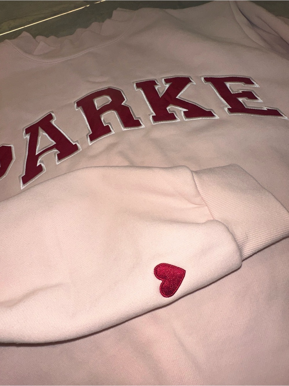 PARKE Peony Valentines Day Mockeneck - Picture 2 of 4